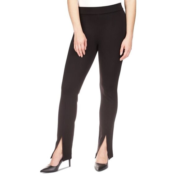 Michael Michael Kors Women's Slit-Hem Leggings PETITE SMALL Black - Picture 1 of 10
